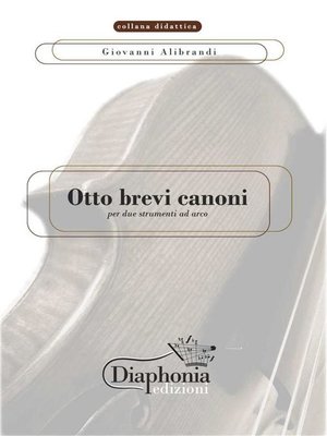 cover image of Otto brevi canoni